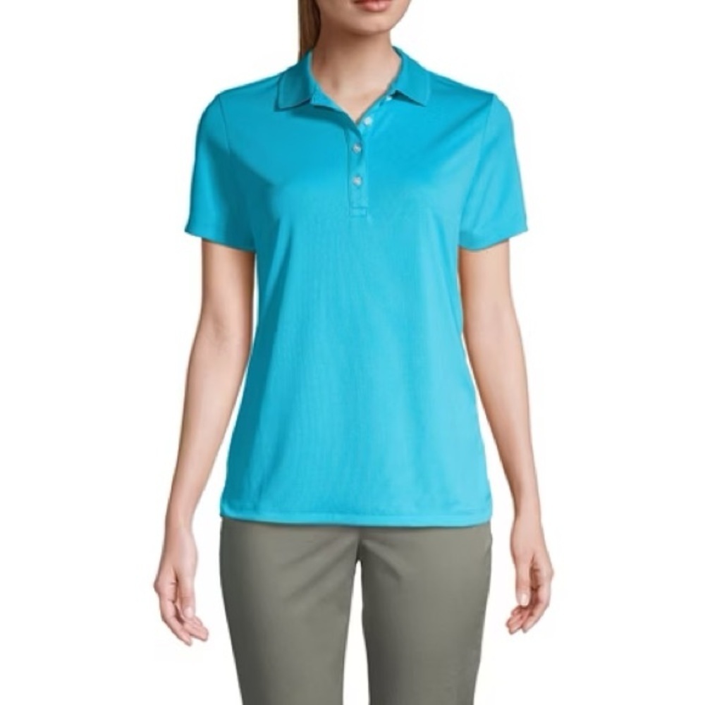 World Wide sportsman blue fishing polo